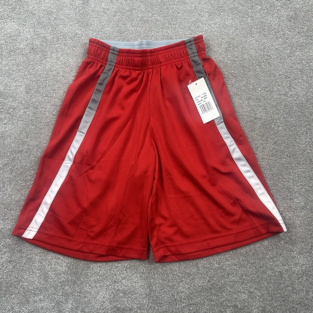 Pennant Youth Athletic Shorts Size M Red Activewear‎ Sports Gym